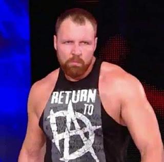 Dean Ambrose da golpes a Seth Rollins