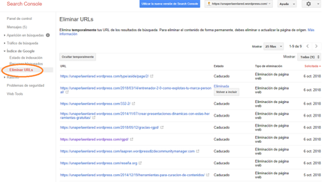 eliminar url vacías del rastreo Cómo solucionar los errores de rastreo en WordPress.com