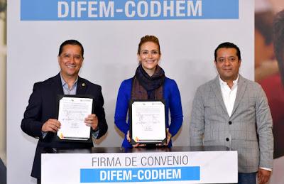 GARANTIZAN DIFEM Y CODHEM DERECHOS HUMANOS DE NIÑAS, NIÑOS Y ADOLESCENTES MEXIQUENSES