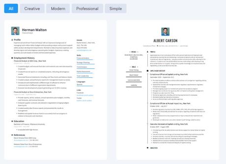 Como crear tu CV en un instante con Resume.io