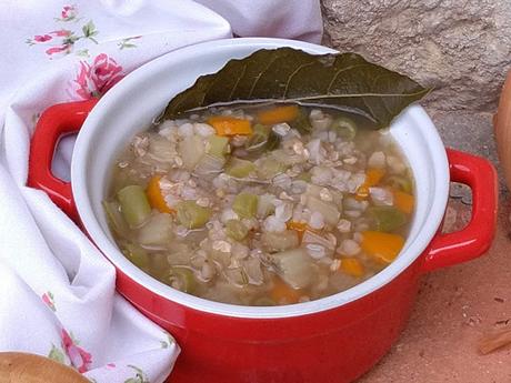 SOPA DE VERDURAS CON TRIGO SARRACENO