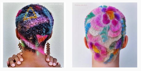 Hair Stencil o como colorear tu cabello Hair Stencil o como colorear tu cabello