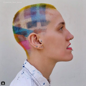 Hair Stencil o como colorear tu cabello totenart-hair stencil 4