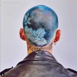 Hair Stencil o como colorear tu cabello totenart-hair stencil