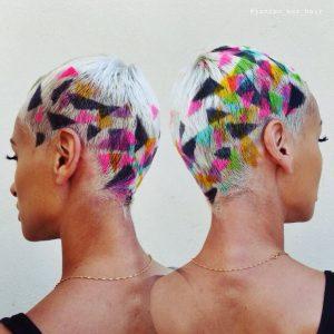 Hair Stencil o como colorear tu cabello totenart-hair stencil 3