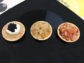 Tartaletas con huevas de bacalao Tartaletas con huevas de bacalao