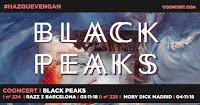 Concierto de Black Peaks en Barcelona y Madrid