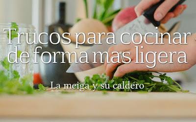 Trucos para cocinar de forma más ligera
