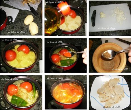 Patatas guisadas con cominos Patatas guisadas con cominos