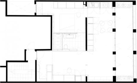 Máximo espacio de almacenaje con mobiliario a medida de suelo a techo en Barcelona
