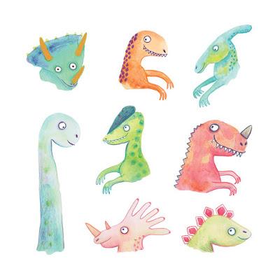 Los adorables dinosaurios de Eve O'Brien