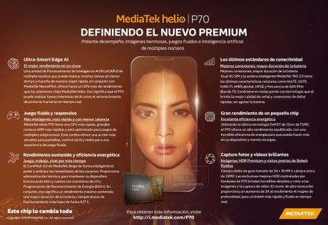 Helio P70 de MediaTek ofrece AI avanzada y Mejoras Premium en dispositivos de gama media Helio P70 de MediaTek ofrece AI avanzada y Mejoras Premium en dispositivos de gama media