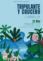 Concierto de Tripulante y Crucero y Lemon Lux en El Intruso