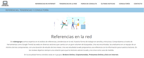 La plataforma rubengrcgrc cambia su formato web