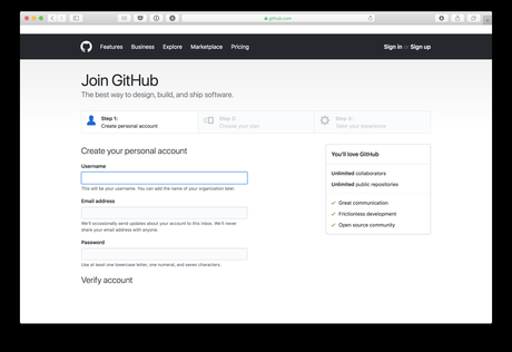 Almacenamiento de repositorios Git en la nube con GitHub