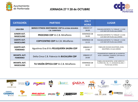 Planes en Ponferrada y El Bierzo para el fin de semana. 26 al 28 de octubre 2018