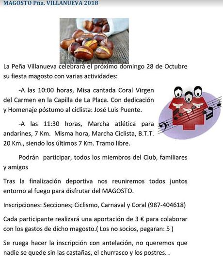 Planes en Ponferrada y El Bierzo para el fin de semana. 26 al 28 de octubre 2018