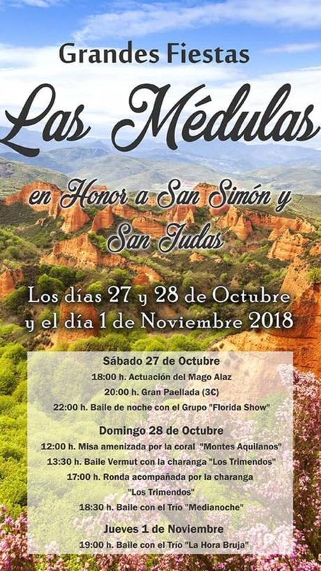 Planes en Ponferrada y El Bierzo para el fin de semana. 26 al 28 de octubre 2018