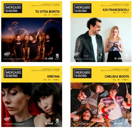 Tu Otra Bonita, Kid Francescoli, Chelsea Boots y Dreyma, en el Mercado de Diseño del Palacio de Cibeles