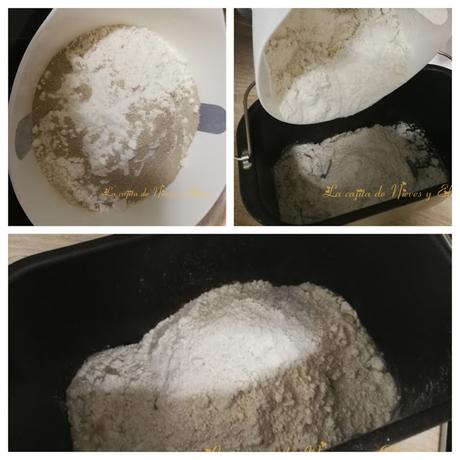 Pan con espelta, mostaza, pimentón y pipas de calabaza Pan con espelta, mostaza, pimentón y pipas de calabaza