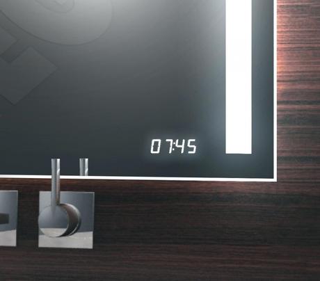 Spiegel Mit Uhr Ebenbild Das Sieht Schöne