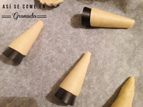 Conos de obleas sin gluten