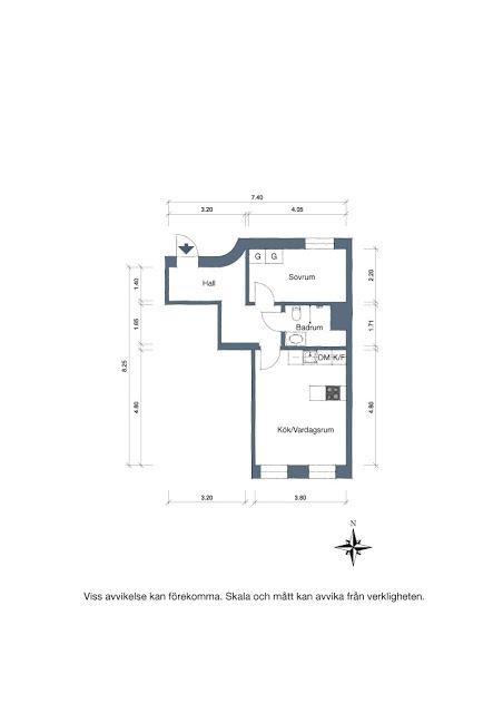 Distribución perfecta para 40 m2