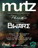 Concierto de Muntz y Bware en Sala Alive