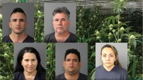 Grupo de cubanos arrestados por posesión y contrabando de marihuana