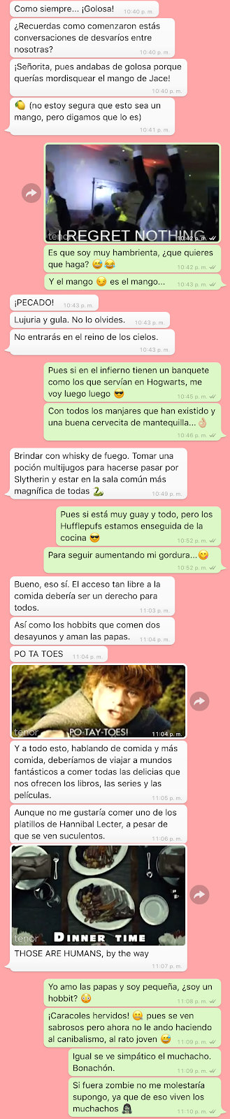 Los desvaríos de Ana y Rebeca #3: De comida y libros