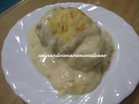 Patatas Hasselback rellenas