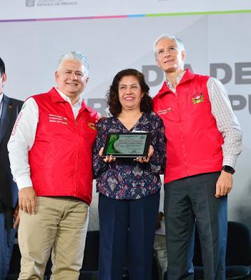 SON SERVIDORES PÚBLICOS MEXIQUENSES EJEMPLO DE COMPROMISO Y ENTREGA: ALFREDO DEL MAZO