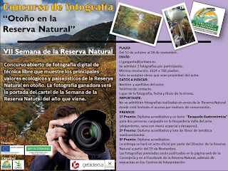 Concurso de Fotografía con la temática “Otoño en la Reserva Natural”