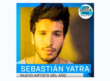 Sebastián Yatra nuevo artista del año en los Latin American Music Awards