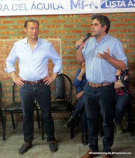 Con la visita del gobernador Omar Gutierrez, Adrián Rodríguez presentó su pre-candidatura a la intendencia por la Lista Azul.