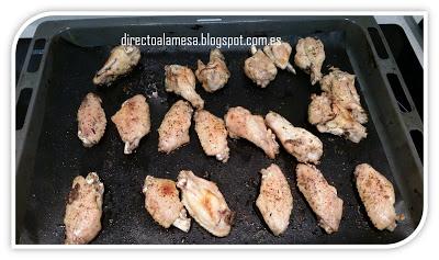 Alitas de pollo 