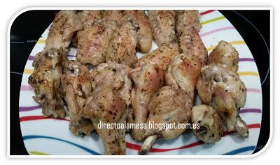 Alitas de pollo 