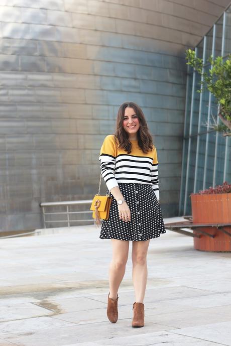 Este otoño mezcla rayas y lunares