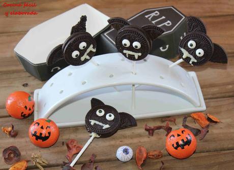 MURCIELAGOS DE OREO PARA HALLOWEEN