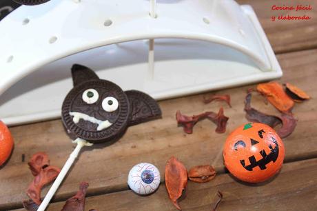 MURCIELAGOS DE OREO PARA HALLOWEEN