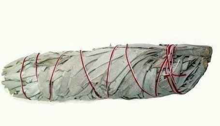 atado-salvia-blanca Salvia: Purificación y limpieza