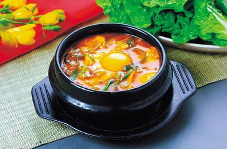 Sundubu, sopa hecha con tofu