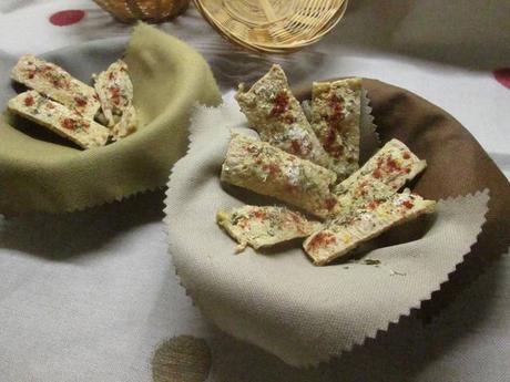 Chips crujientes de tofu