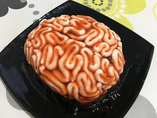 Tarta de cerebro para Halloween