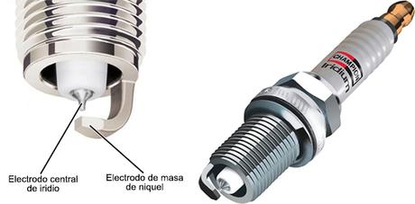 Tipos de bujías según la disposición y material de fabricación de los electrodos de la bujía