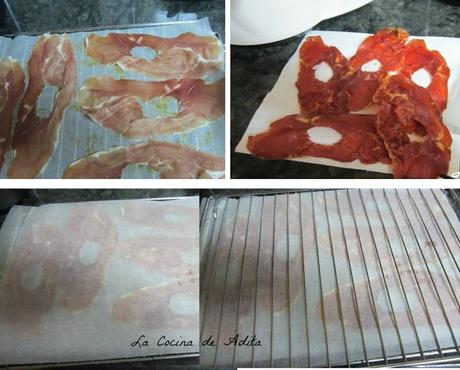 Sopas de jamón con tapioca, y crujiente Sopas de jamón con tapioca, y crujiente