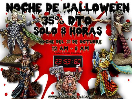 8 horas de miedo en Avatars of War por Halloween: 35% dto!!!
