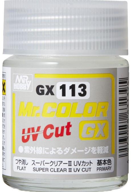 Mr Color Gx Super ClearⅢ Uv Cut Flat