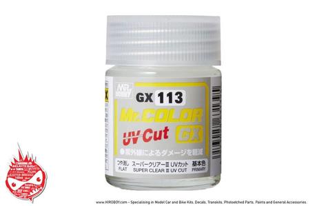 Gx Super Clear Iii Uv Cut Flat Gx113 18ml