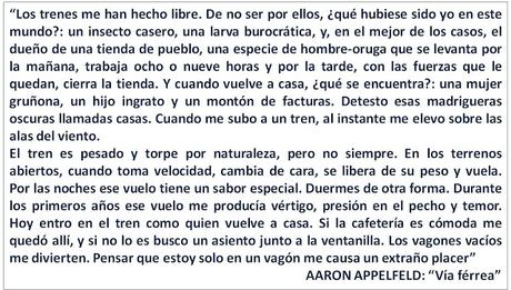 EL TREN, SÍMBOLO DE LA VIDA: ORIGEN, TRAYECTO Y DESTINO